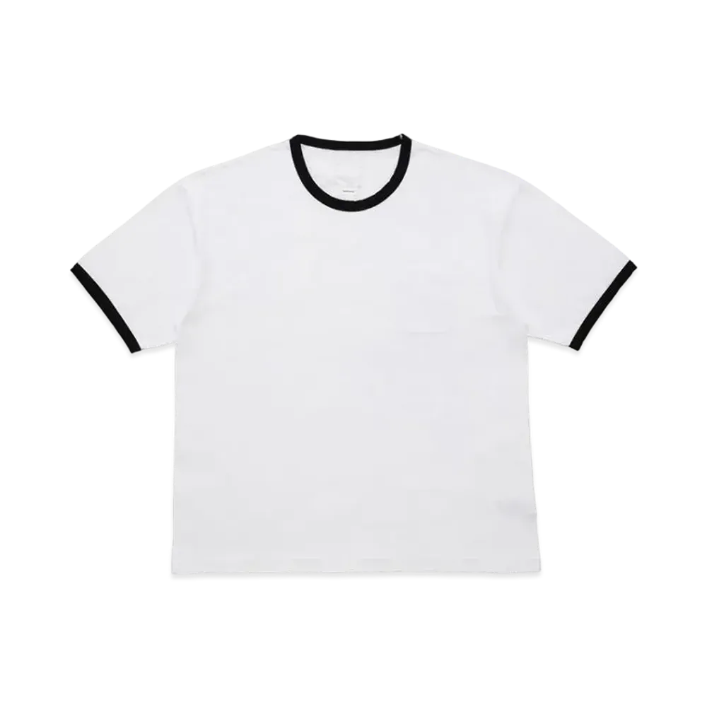 visvim Amplus Ringer Tee S/S "Black"