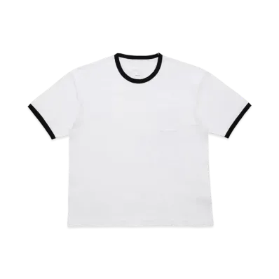 visvim Amplus Ringer Tee S/S "Black"