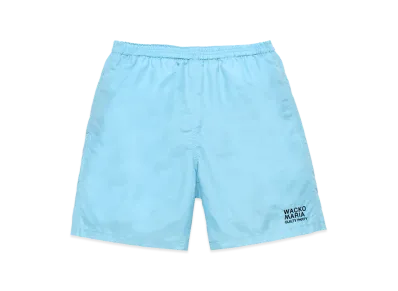 WACKO MARIA Nylon Board Shorts "Light Blue"