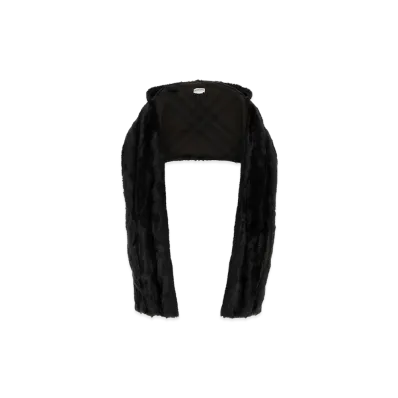 Burberry Women's Eco Fur Scarf "Black"