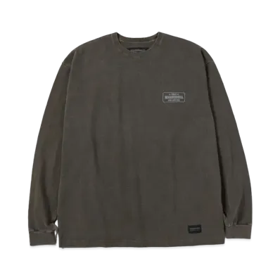 NEIGHBORHOOD Pigment Dyed Crewneck LS "Olive Drab"