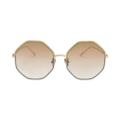 CHARLES & KEITH Hexagonal Wire Frame Sunglasses "MintGreen"