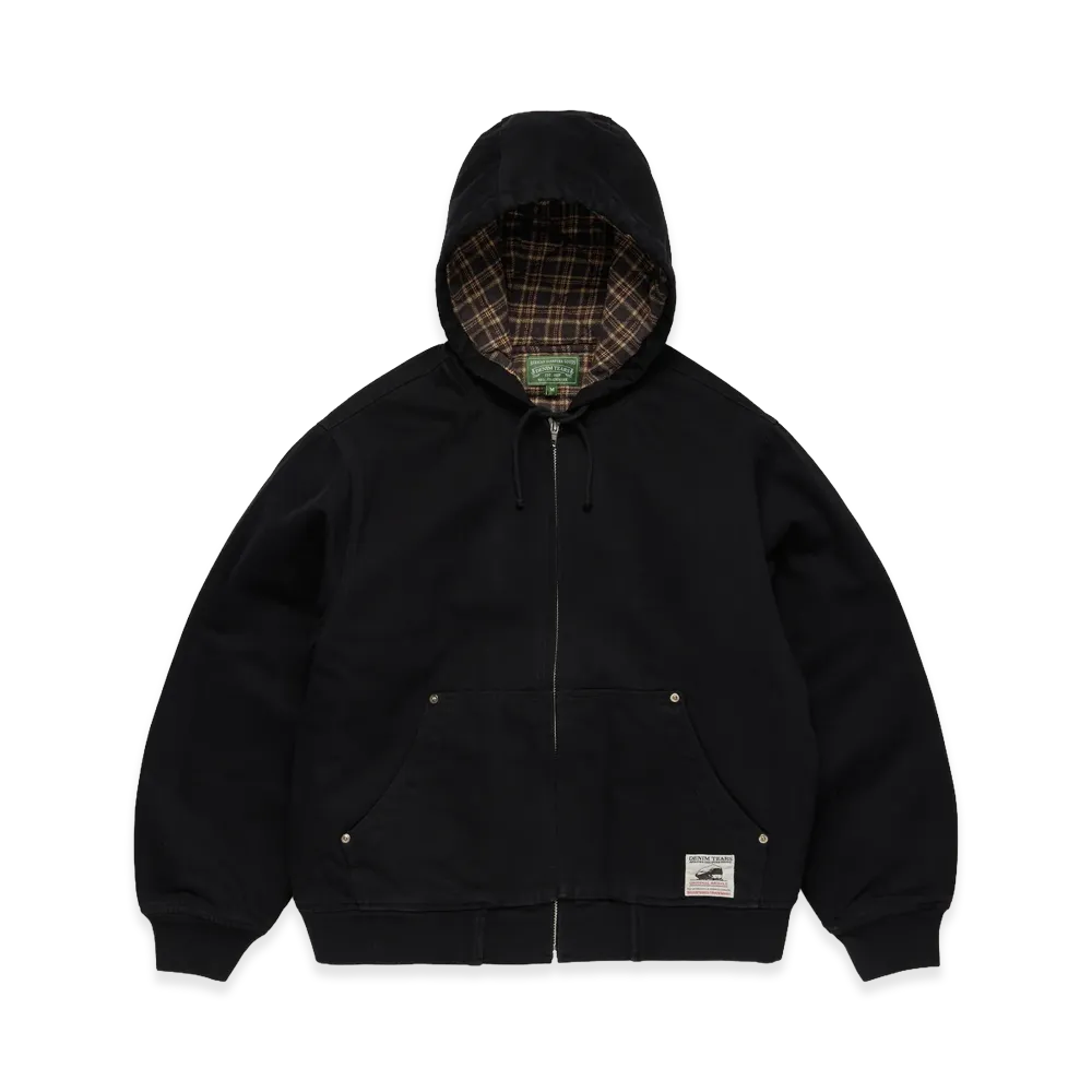DENIM TEARS Brick Mason Workwear Zip Jacket "Black"