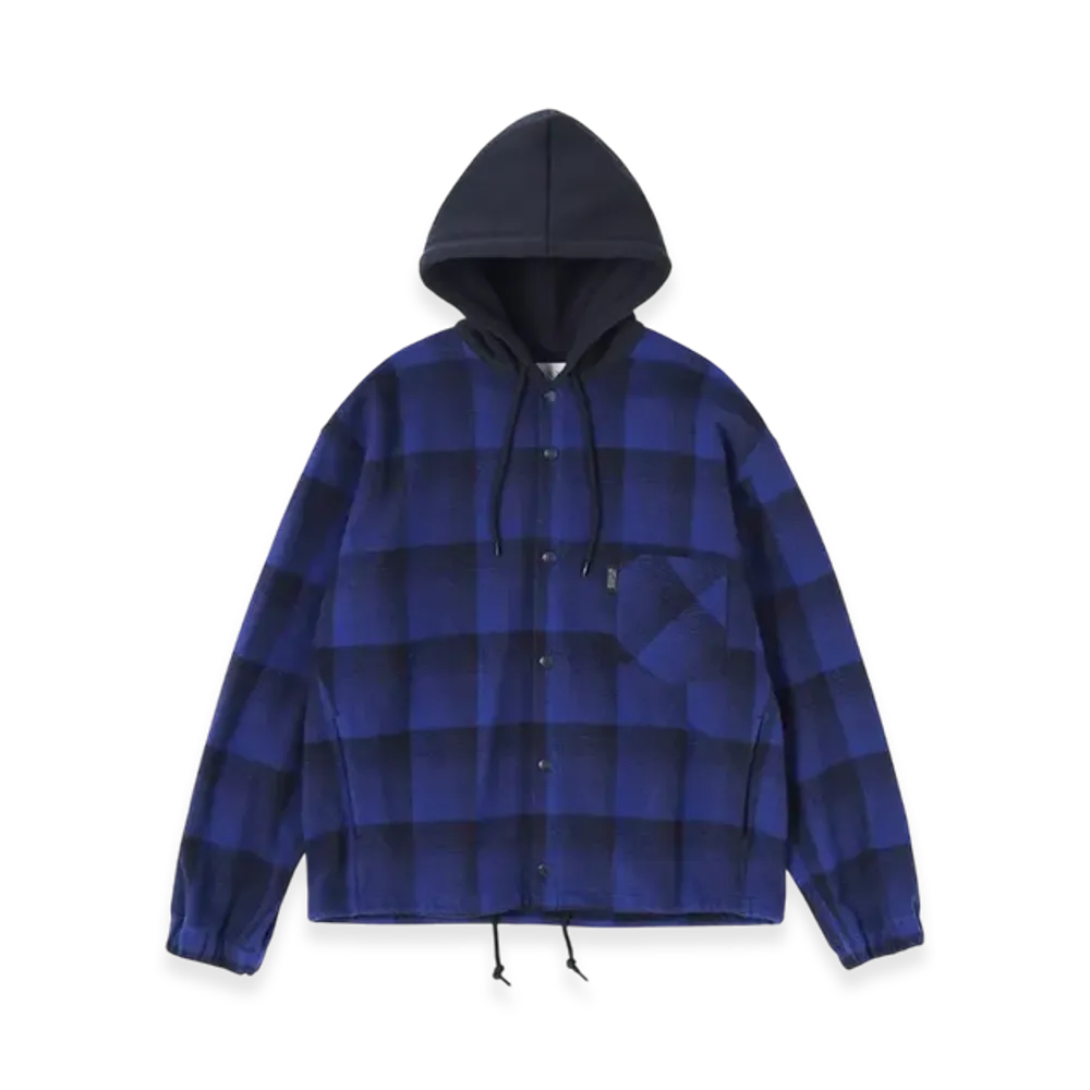 SEDAN ALL-PURPOSE Flannel Hoodie "Blue"
