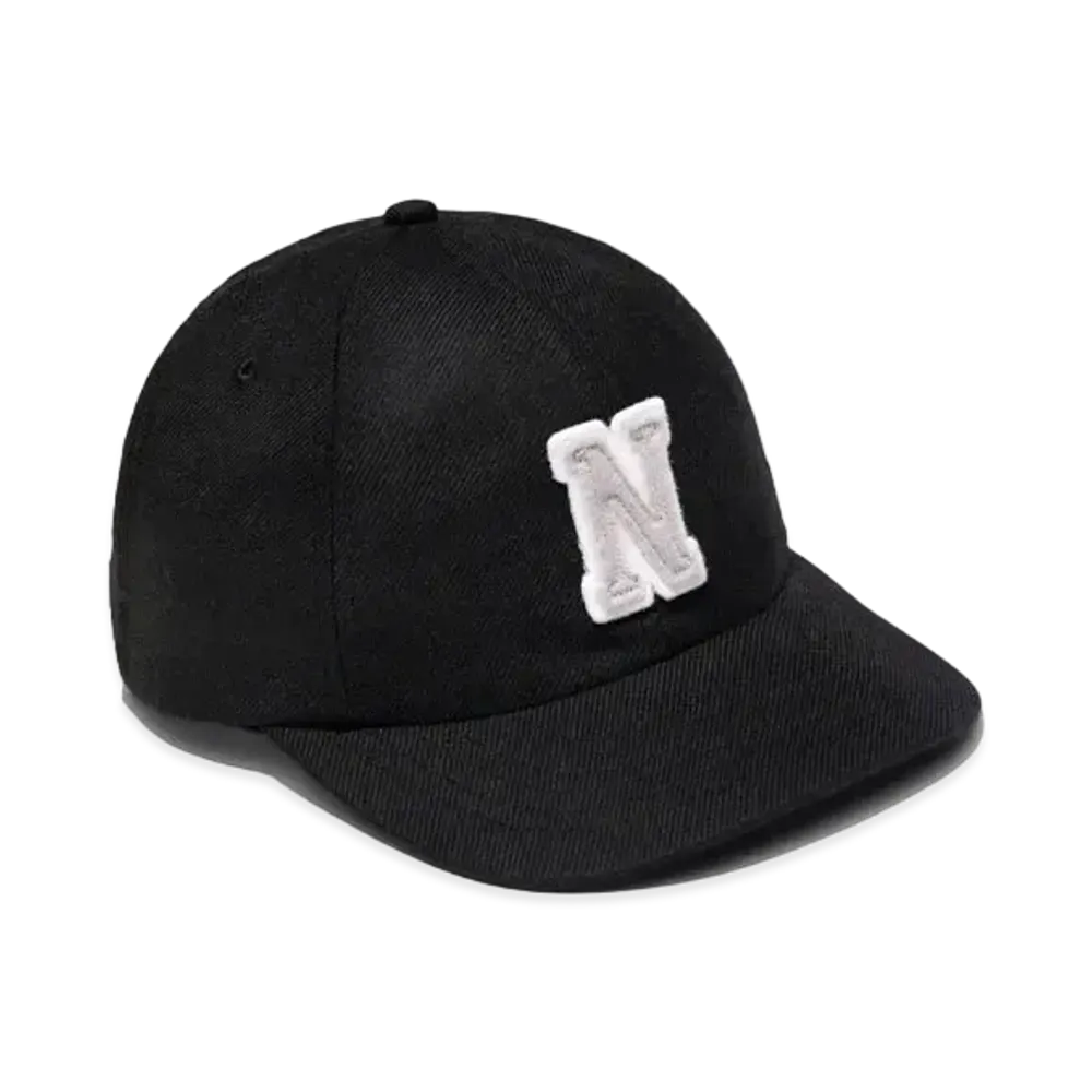 Noah Uni Wool 6-Panel "Black"