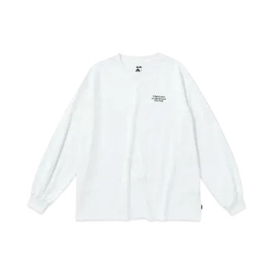 POLeR Enlightenment Relaxed Fit LS Tee "White"