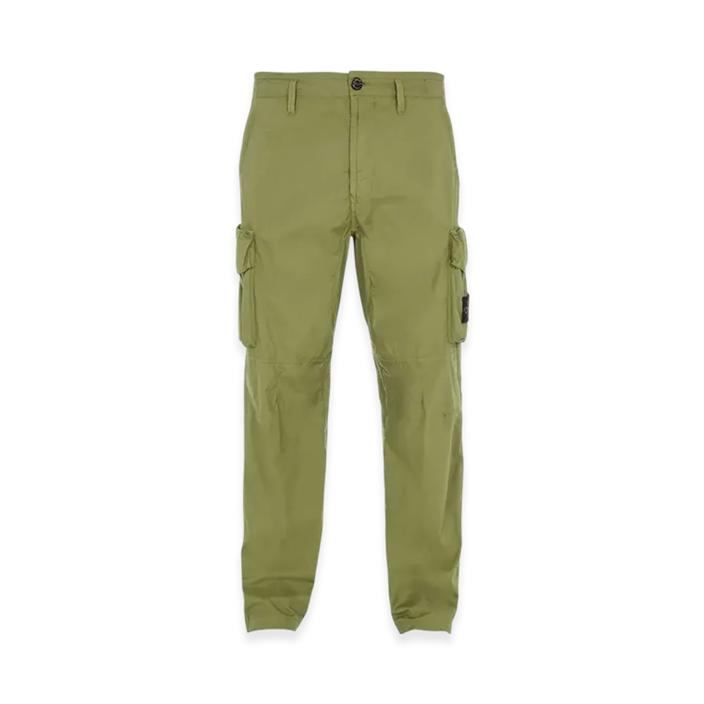 Stone Island 32003 Stretch Cotton Tela Paracadute Cargo Pants - 22SS "Olive Green"