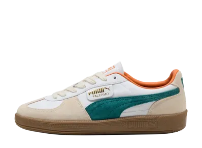 Puma Palermo Leather "PUMA White/Emerald Ice/Gum"
