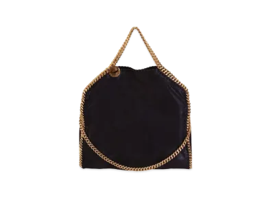 STELLA McCARTNEY Farabella Fold Over Tote "Black"