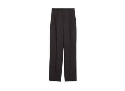 CELINE Skate Pants / Lightweight Wool Gabardine "Ultra Black"