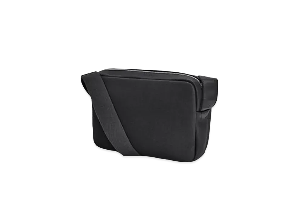 LOEWE Xs Military Messenger Bag In Soft Grained Calfskin "Black"