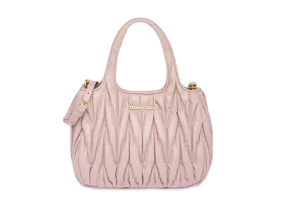 MIU MIU Matelastenapa Leather Handbag Japan Exclusive "Opal"