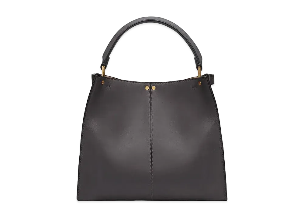 FENDI Medium Peekaboo X-Lite Leather Bag "Black"