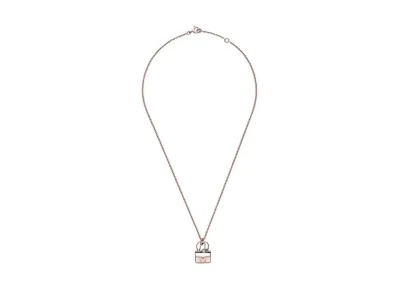 Hermes Constance Amulette Pendant "Pink Gold/1 Diamond"