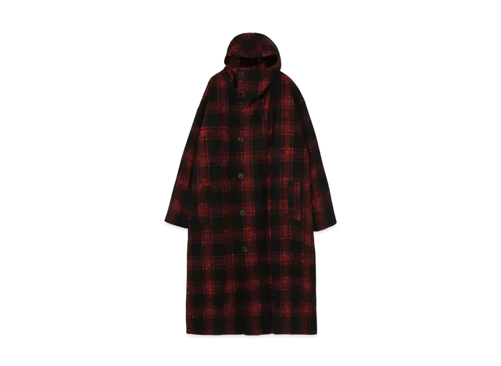 Yohji Yamamoto Y's WOOL COTTON REVERSIBLE COAT "Red"