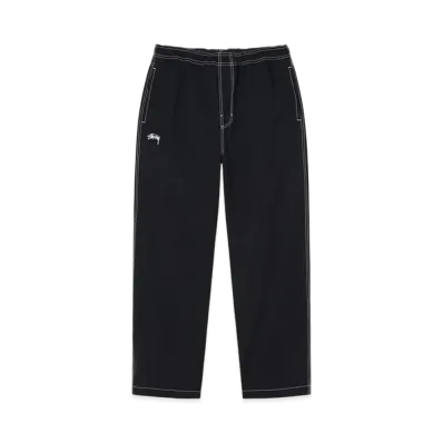 Stussy Nylon Folsom Beach Pants "Black"