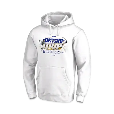 MLB Fanatics Dodgers Shohei Ohtani National League MVP 2024 Award Commemoration Hoodie Kids "White"