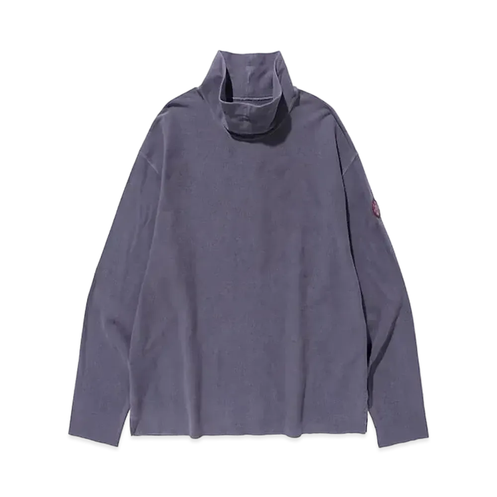 Cav Empt (C.E) OVERDYE RIB STAND COLLAR PULLOVER "Navy"