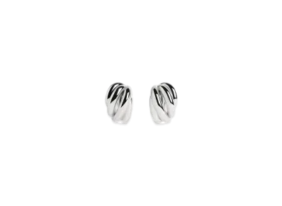 BALENCIAGA Saturne Earrings "Silver"