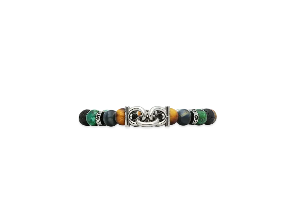 Salvatore Ferragamo Elasticated Bracelet with Gancini "Multicolor"