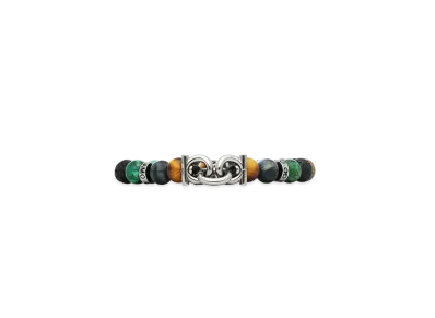 Salvatore Ferragamo Elasticated Bracelet with Gancini "Multicolor"