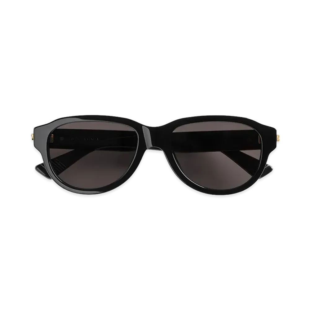 Bottega Veneta Classic Pilot Sunglasses "Black/Grey"