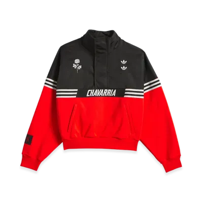 adidas x Willy Chavarria Gomez Pullover Top "Black/Red"