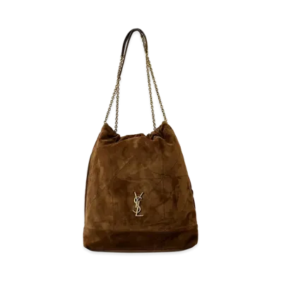 Saint Laurent Women's 'Pochon Jamie' Large Shoulder Bag "Brown"