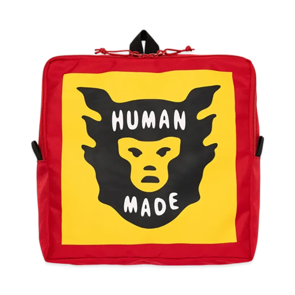 HUMAN MADE Square Backpack "Red"