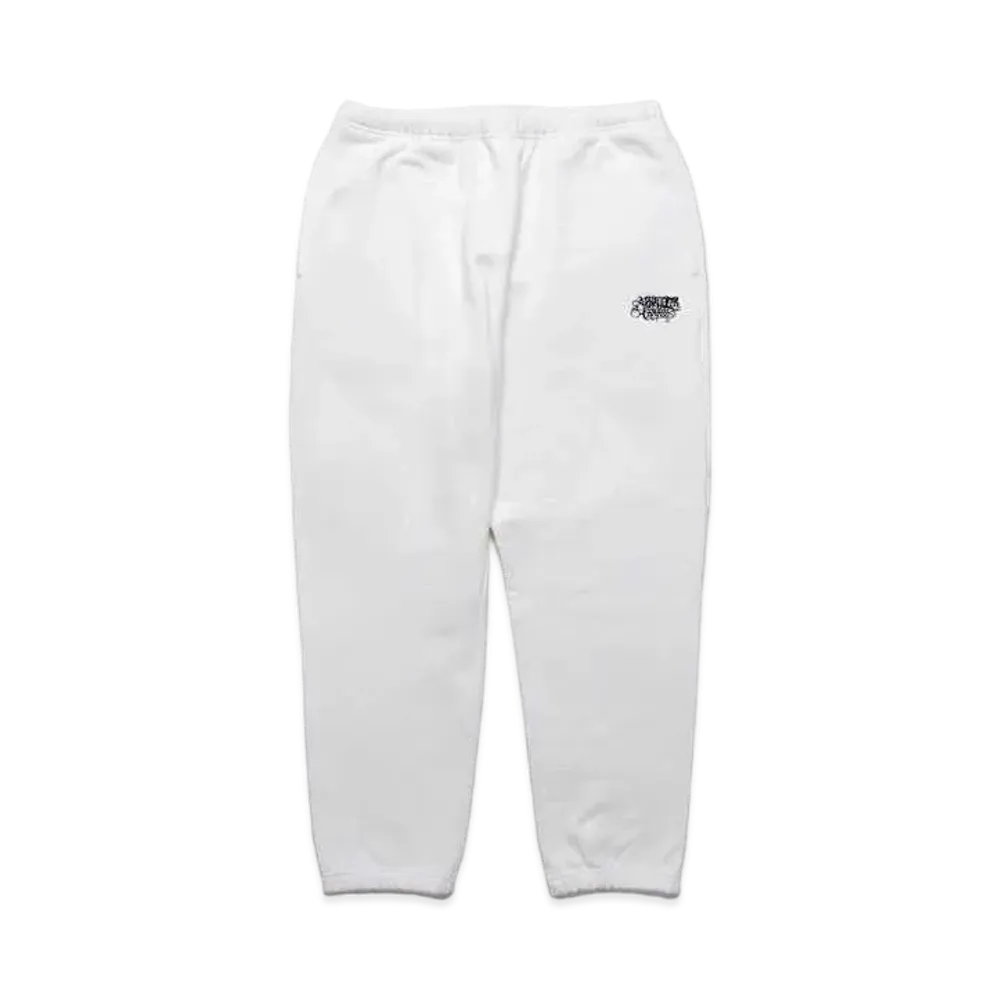 APHRODITEGANG CLASSIC LOGO HEAVY WEIGHT SWEAT PANTS "White"