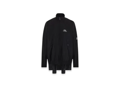 BALENCIAGA Patched Tracksuit Jacket "Black"
