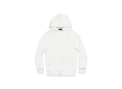 BALENCIAGA Unity Sports Icon Zip-Up Hoodie Medium Fit "White"