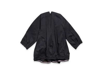 BALENCIAGA Women's Upcycled Long Sleeve Vareuse Dress "Dark Navy"