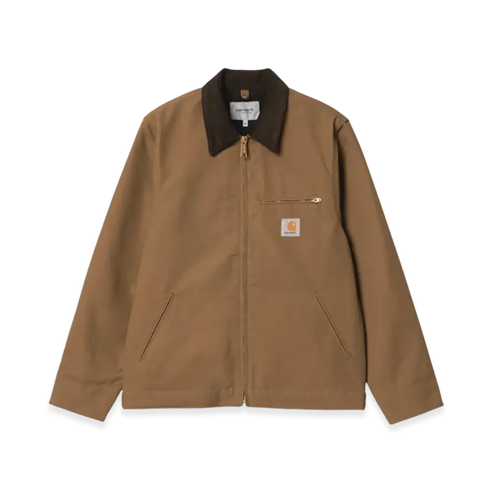 Carhartt WIP Unlined Dearborn Canvas Detroit Jacket "Hamilton Brown Rigid/Tobacco"