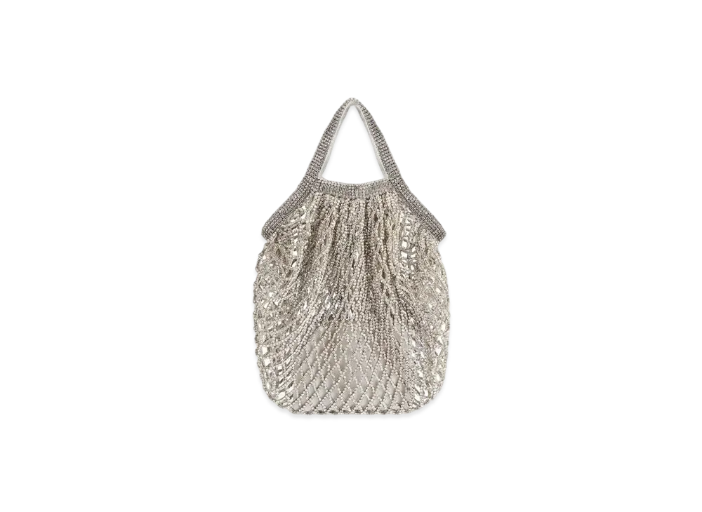 BALENCIAGA 24/7 Small Bag with Rhinestones "Silver"