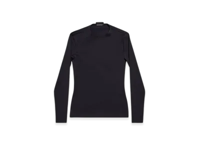BALENCIAGA Outside Loop Fitted Top "Black"