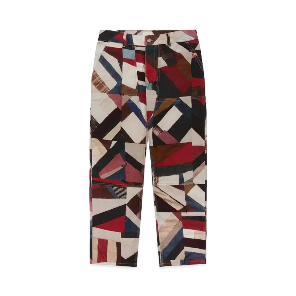 Aime Leon Dore Quilt Print Double Knee Pant "Multi"