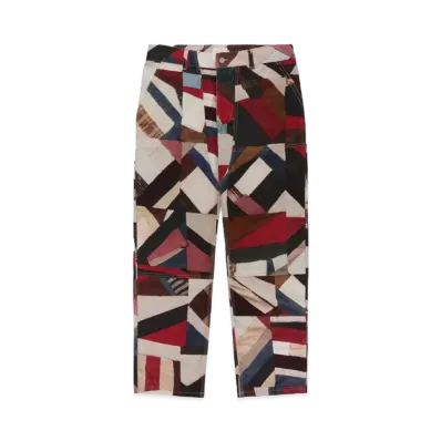 Aime Leon Dore Quilt Print Double Knee Pant "Multi"