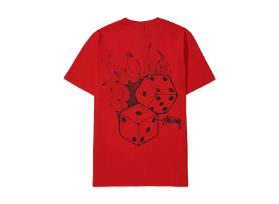 Stussy Fire Dice Tee "Red"