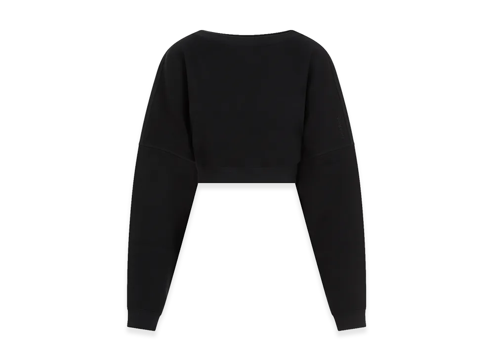 Saint Laurent Women's Cotton Sweatshirt "Black"