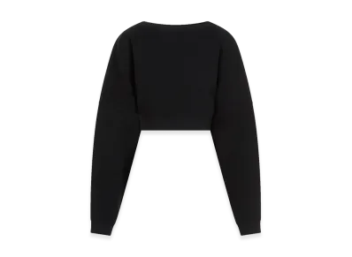 Saint Laurent Women's Cotton Sweatshirt "Black"