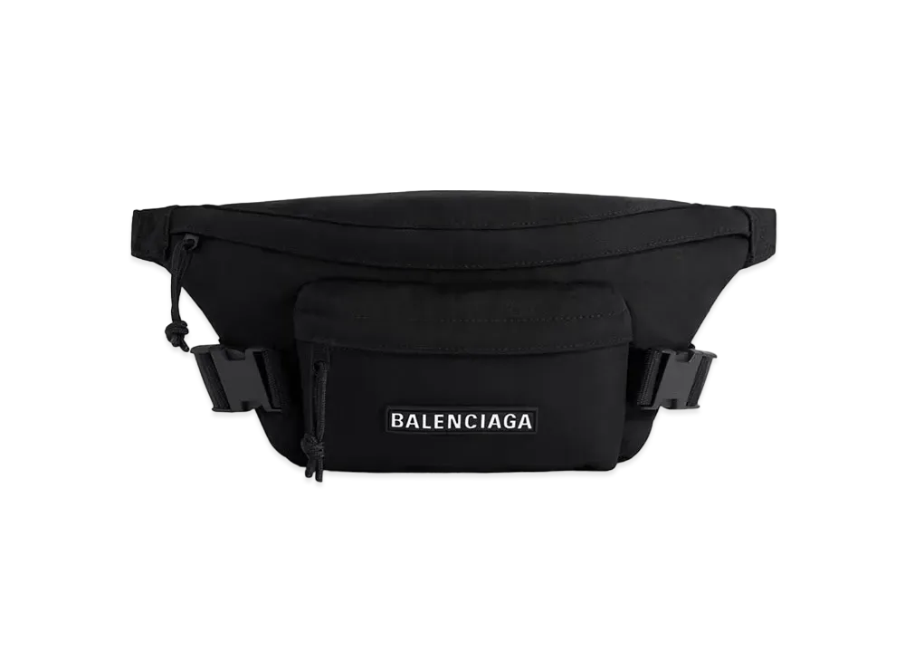BALENCIAGA Ski Beltpack Water Repellent Recycled Nylon "Black"