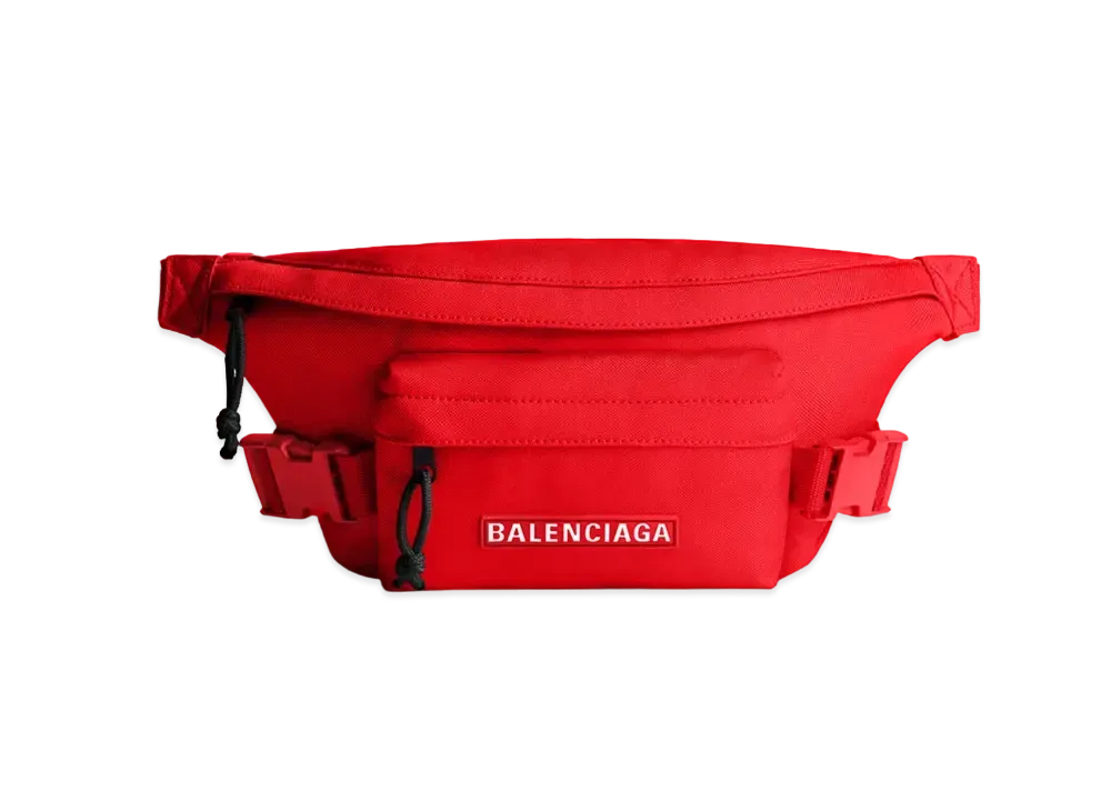 BALENCIAGA Ski Beltpack Water Repellent Recycled Nylon "Red"