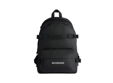 BALENCIAGA Ski Backpack Water Repellent Recycled Nylon "Black"