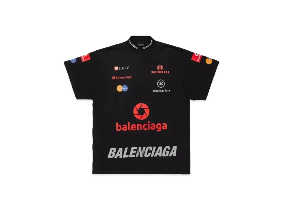 バレンシアガ トップリーグ Tシャツ オーバーサイズ 