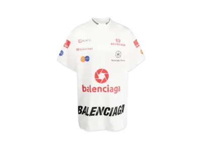 BALENCIAGA Top League T-shirt Oversized "White"