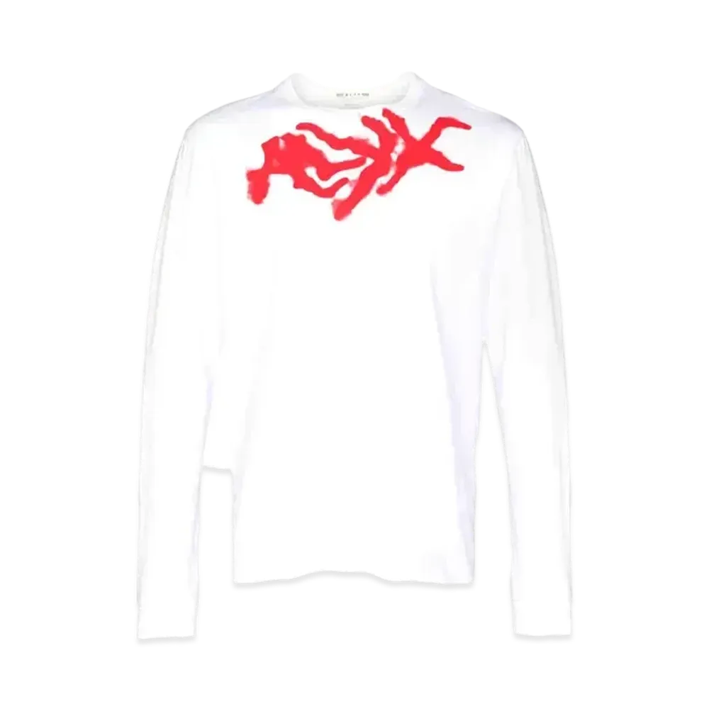 1017 ALYX 9SM Spray-Logo Long-Sleeve T-Shirt "White"