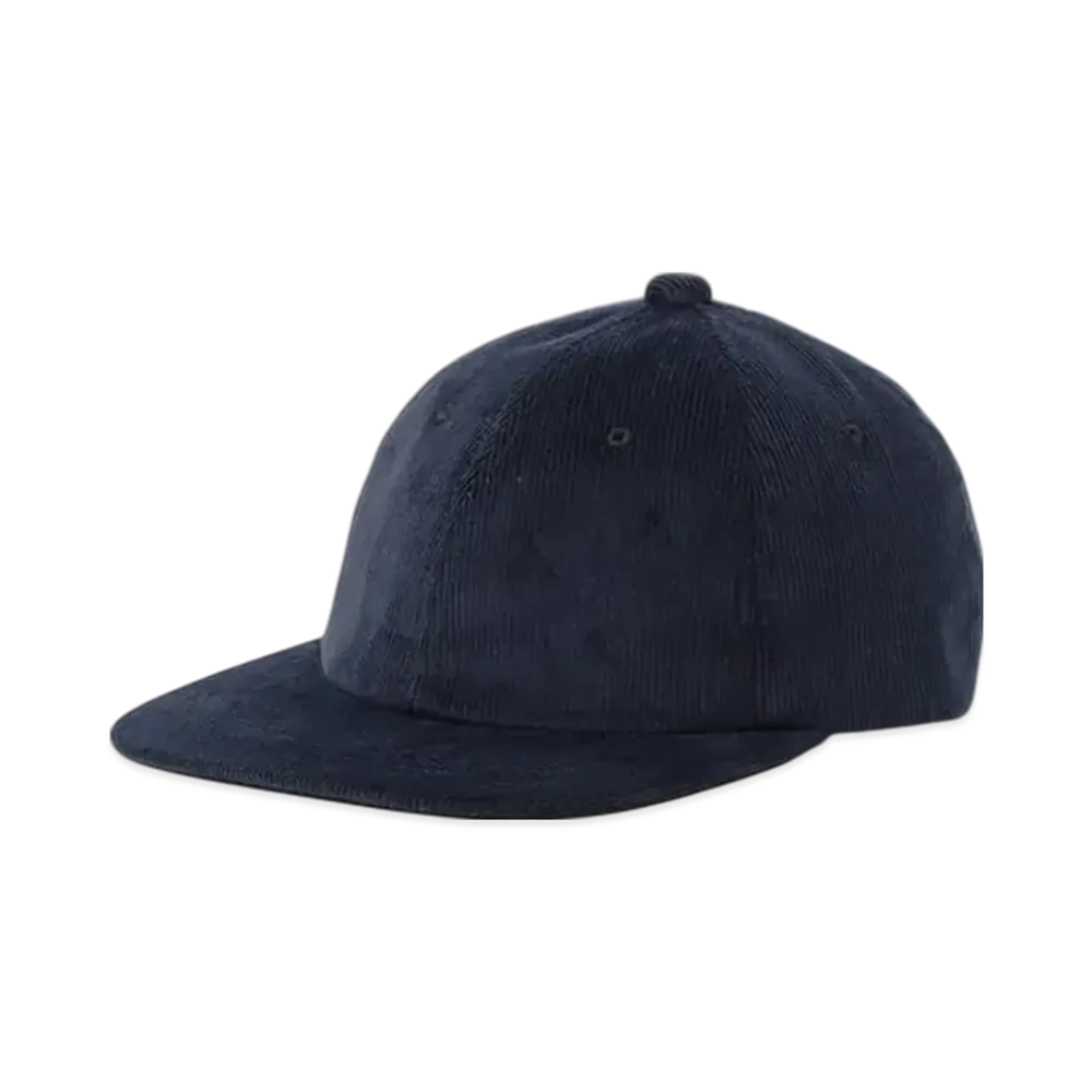 BEAMS 6 Panel Regimental Strap Corduroy "Navy"