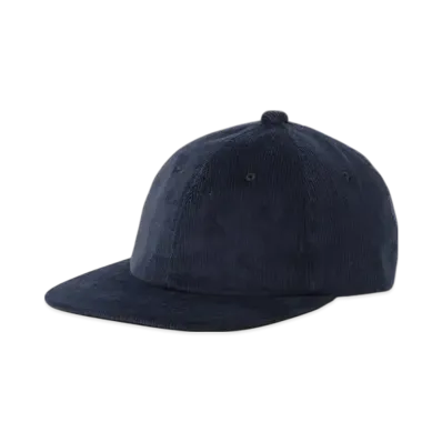 BEAMS 6 Panel Regimental Strap Corduroy "Navy"