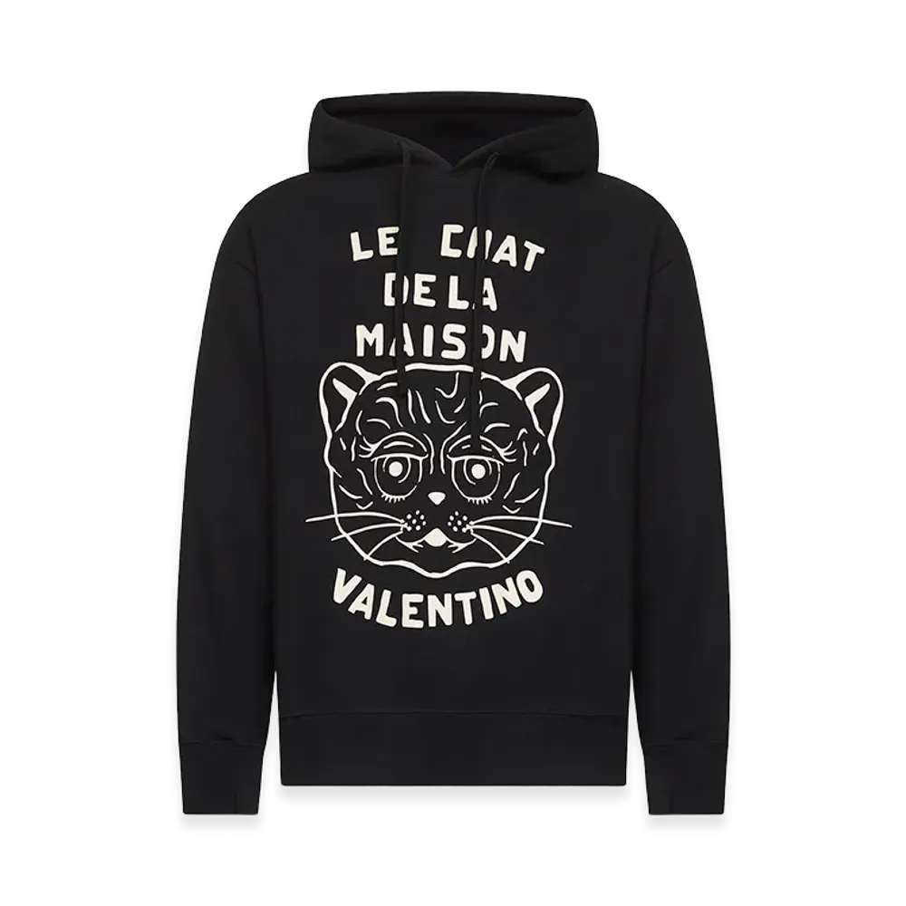 Valentino "Le Chat De La Maison" Hoodie "Black"